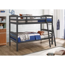 Jefferson Single/Single Bunkbed Grey